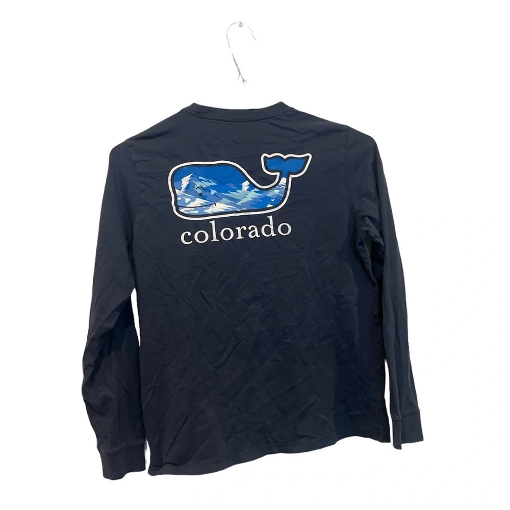 Vineyard Vines Shirt Kids Size Large Long Sleeve  Pocket Lightweight Colorado‎